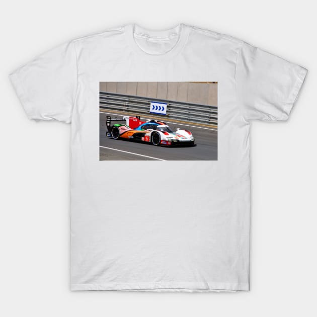 Porsche 963 no6 24 Hours of Le Mans 2023 T-Shirt by AndyEvansPhotos